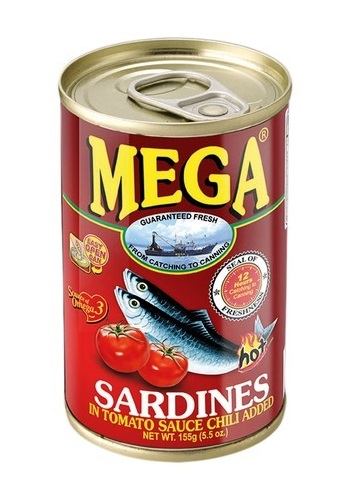 Sardine in salsa di pomodoro con peperoncino - Mega 155 g.